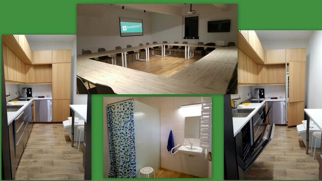 Fajna duża sala (70m2) do wynajęcia (z możliwością noclegu)