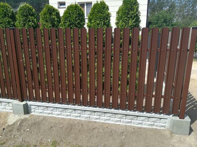 Ogrodzenia Panelowe, Betonowe, pod Sztachetki z Montażem,