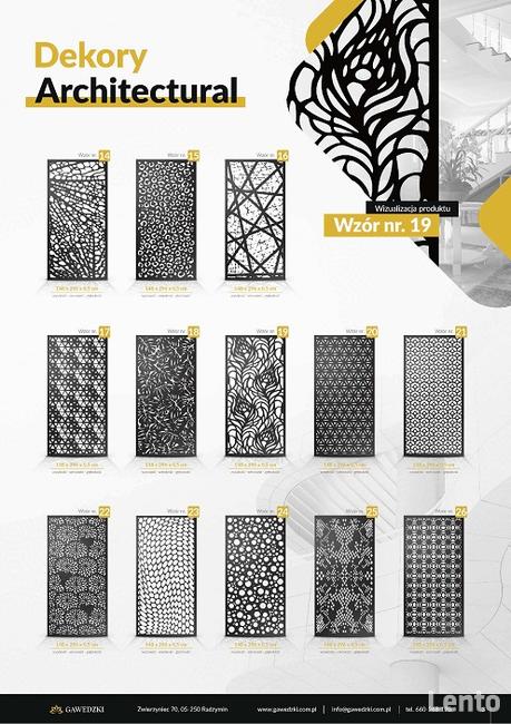 Panel furtka brama ogrodzenie płot dekor taras dekoracyjny