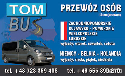 Przewóz Osób Polska-Niemcy-Holandia-Belgia-Polska