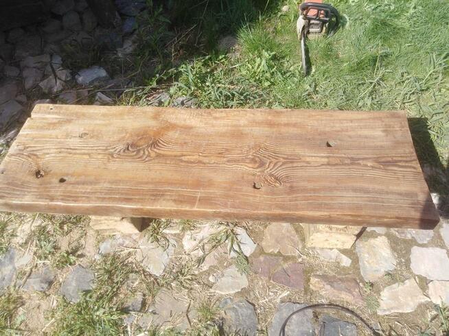 rustykalne ławy stoły ze starego bala