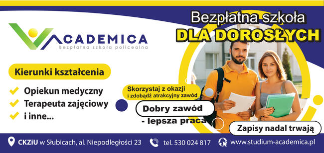 Bezpłatna Szkoła Policealna Słubice - Opiekun medyczny