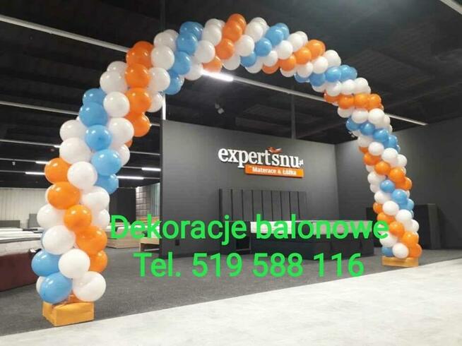 Brama z balonów girlanda balonowa łuk z balonów hel ledowe