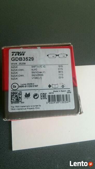 Klocki hamulcowe TRW do SUZUKI