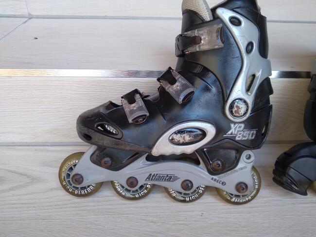 sprzedam rolki atlanta koła kauczuk xp 850 rozmiar 37 stan b