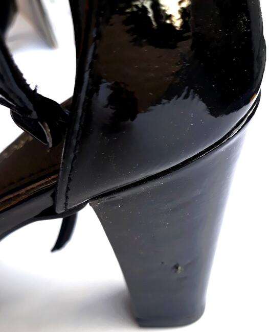 40 Marco Tozzi czarne sandałki z piętą black 26 cm