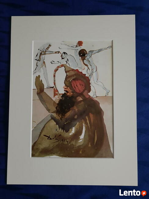 Litografia Salvador a Dali Józef sprzedany z cyklu Biblia