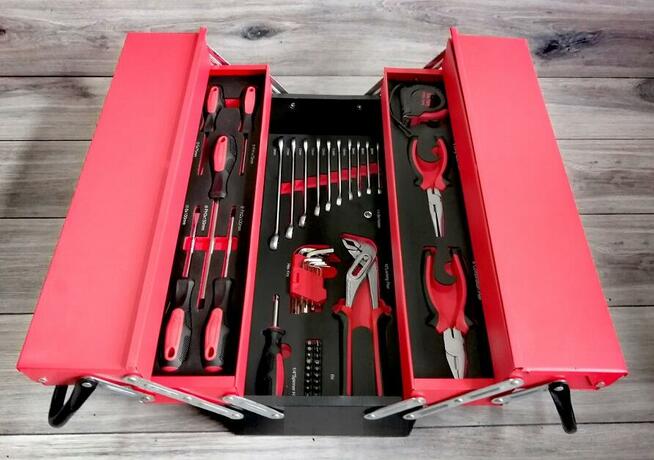 Boxer Skrzynia narzędziowa metalowa 86 elementów