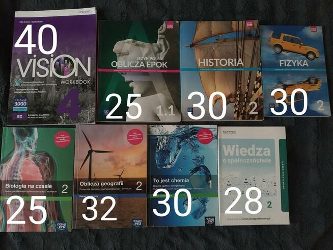Podręczniki do 1/2 klasy LO, Technikum