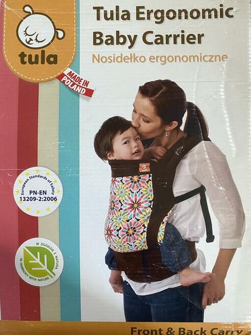 TULA ergonomiczne nosidełko Folk jak nowe