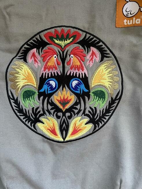 TULA ergonomiczne nosidełko Folk jak nowe