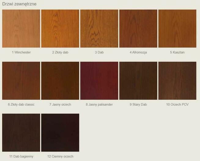 Drewniane drzwi zewnętrzne CZYSTE POWIETRZE możliwy montaż