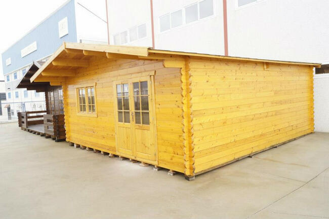 DREWNIANY DOMEK LETNISKOWY MAJKA 6X6 32 M2