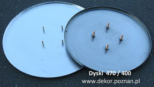 Dysk zacierający 40 cm/3mm z wyoblonym rantem