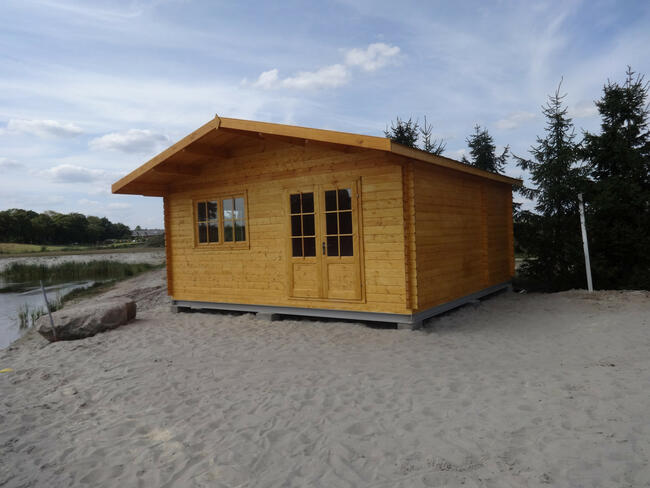 DREWNIANY DOMEK LETNISKOWY MAJKA 6X6 32 M2