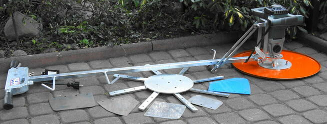 Dysk zacierający 40 cm/3mm z wyoblonym rantem