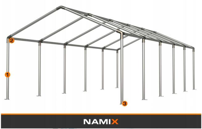 Namiot NAMIX BASIC 4x10 imprezowy ogrodowy RÓŻNE KOLORY