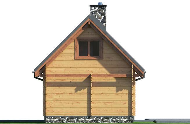 DREWNIANY DOMEK LETNISKOWY ALICJA 62 + 18 M2