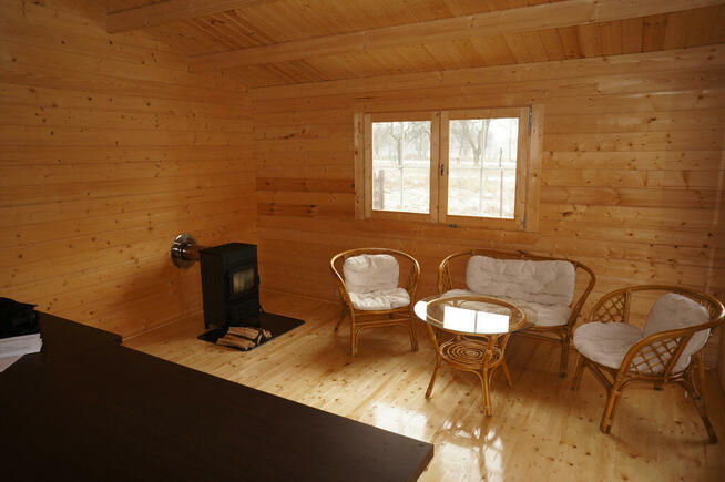 DREWNIANY DOMEK LETNISKOWY ANIA 20 + 7 M2