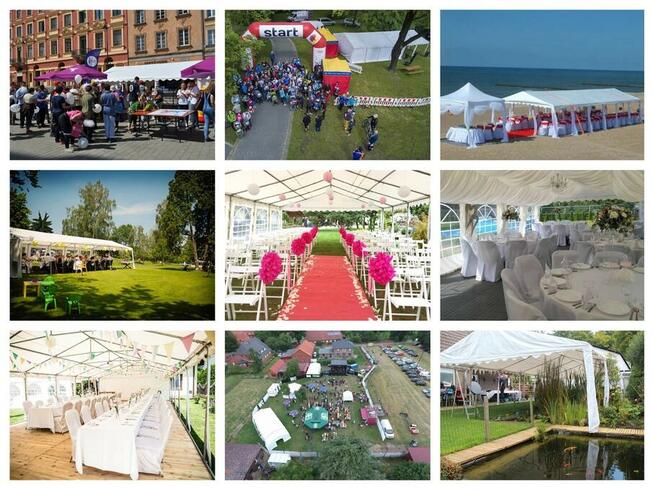 Namiot NAMIX BASIC 4x10 imprezowy ogrodowy RÓŻNE KOLORY