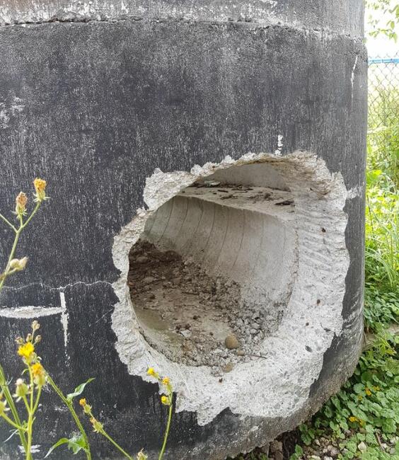 Kręgi betonowe studzienki fi 150