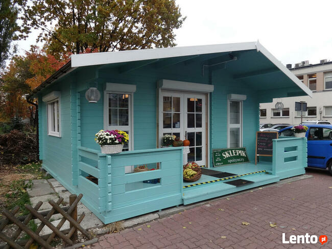 DREWNIANY DOMEK LETNISKOWY WEEKEND 25 + 8 M2
