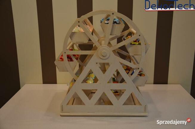 Koło młyńskie / pojemnik na słodycze / cukierki / wesele