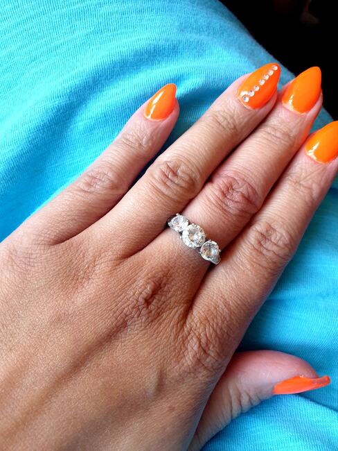 Srebrny pierścionek