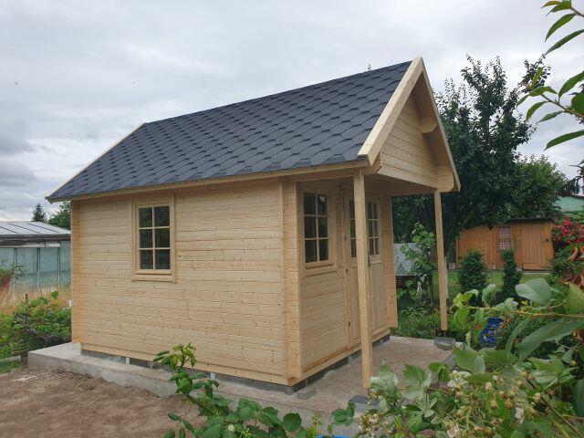 DREWNIANY DOMEK OGRODOWY BUNKIE 14,4 M2