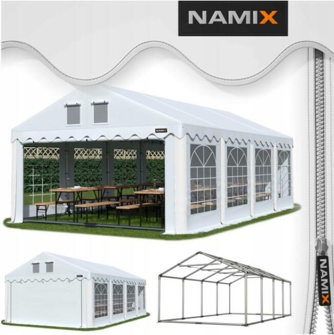Namiot NAMIX ROYAL 4x8 imprezowy ogrodowy RÓŻNE KOLORY