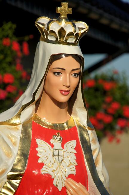 Figukra Matka Boża Królowa Polski. Matka Boska. Licheńska