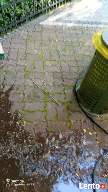 Czyszczenie elewacji mycie kostki brukowej
