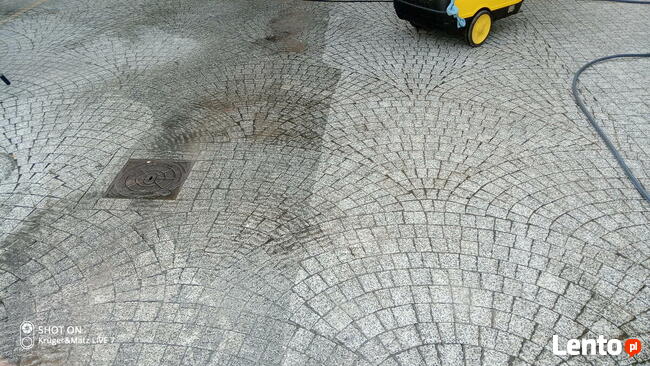 Czyszczenie elewacji mycie kostki brukowej