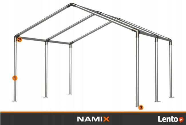 Namiot NAMIX BASIC 5x5 magazynowy RÓŻNE KOLORY