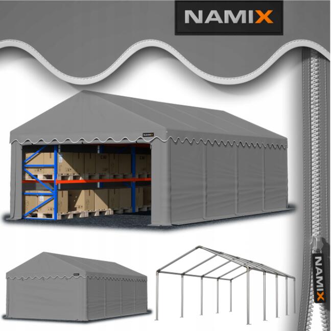 Namiot NAMIX BASIC 5x8 magazynowy RÓŻNE KOLORY