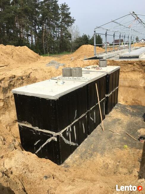 SZAMBA BETONOWE KOMPLEKSOWO z wykopem, najtaniej, atesty