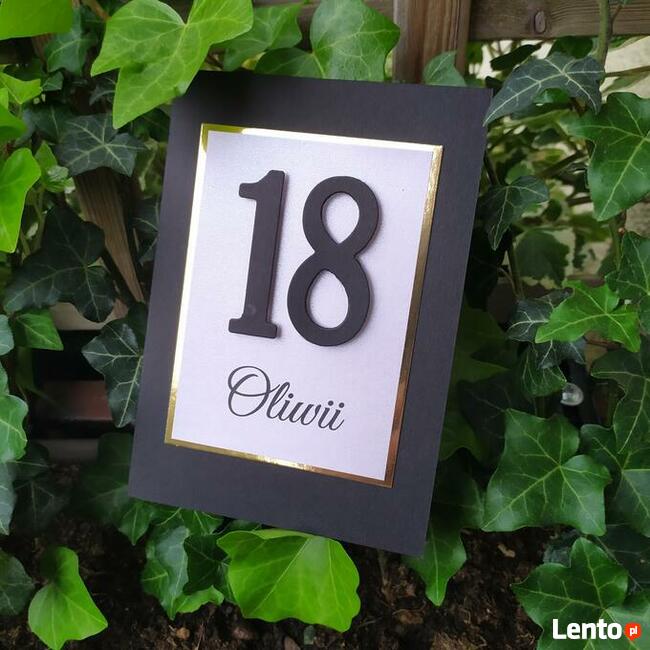 Zaproszenia na 18-ste urodziny