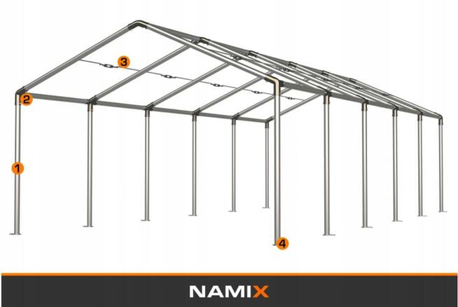 Namiot NAMIX BASIC 6x10 magazynowy RÓŻNE KOLORY