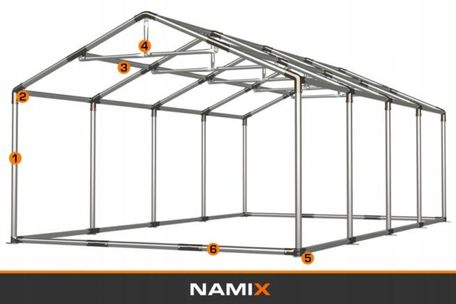 Namiot NAMIX GRAND 8x8 magazynowy RÓŻNE KOLORY