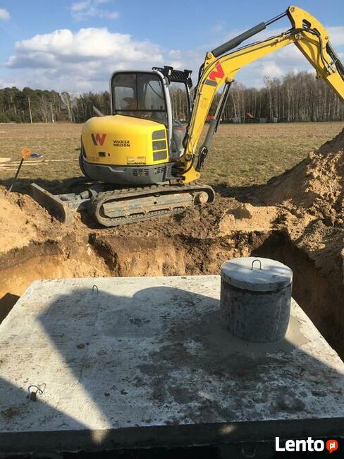 SZAMBA BETONOWE KOMPLEKSOWO z wykopem, najtaniej, atesty