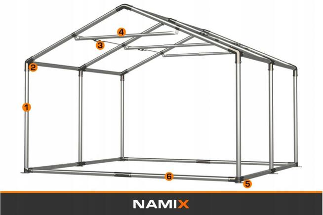 Namiot NAMIX ROYAL 3x4 magazynowy RÓŻNE KOLORY