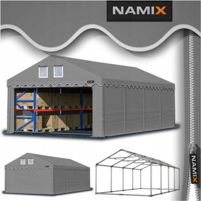 Namiot NAMIX ROYAL 4x8 magazynowy RÓŻNE KOLORY