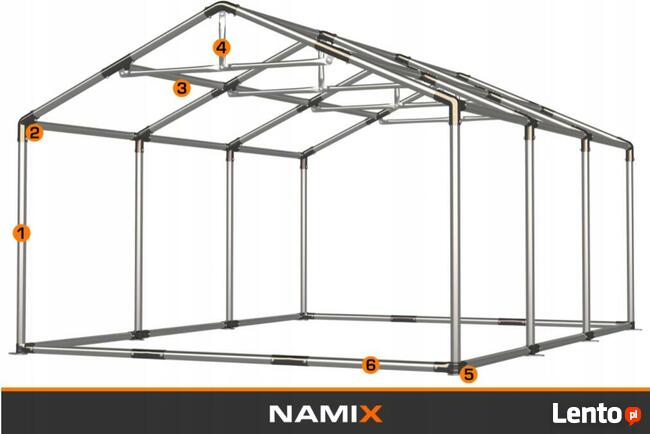 Namiot NAMIX GRAND 5x6 magazynowy RÓŻNE KOLORY