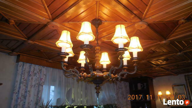 Lampa wisząca/żyrandol 8-ramienny - sprzedam