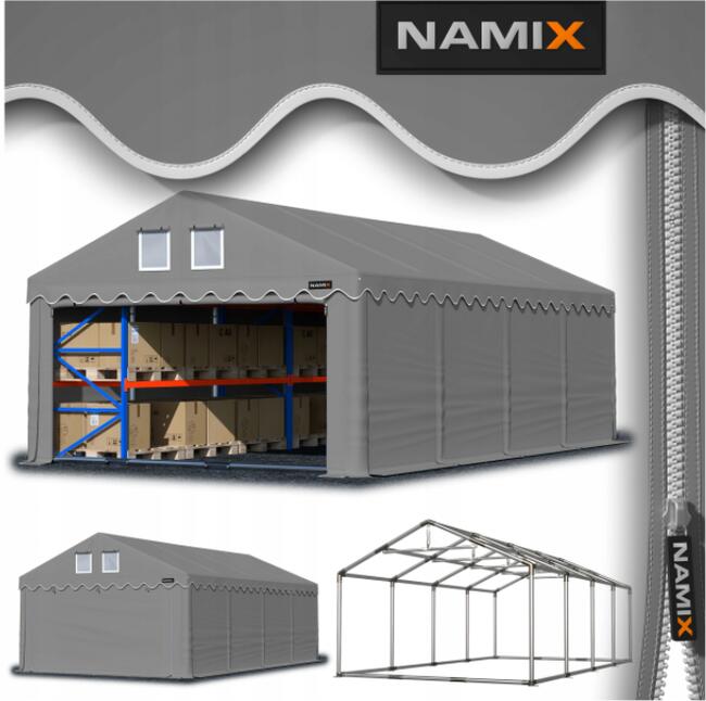 Namiot NAMIX GRAND 8x8 magazynowy RÓŻNE KOLORY