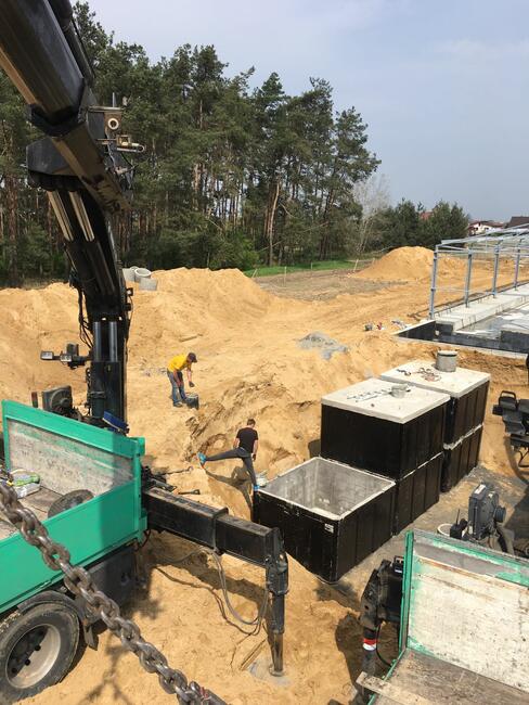 SZAMBA BETONOWE KOMPLEKSOWO z wykopem, najtaniej, atesty