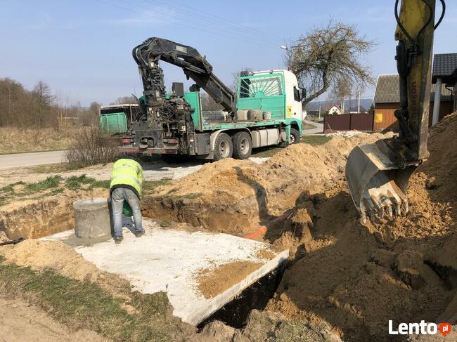 SZAMBA BETONOWE KOMPLEKSOWO z wykopem, najtaniej, atesty