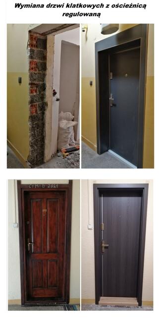 Montaż drzwi- (Montaż drzwi na stare ościeżnice)