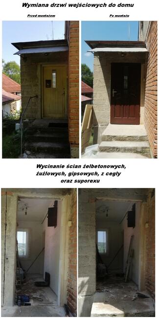 Montaż drzwi-(Montaż nowych drzwi na stare ościeżnice)