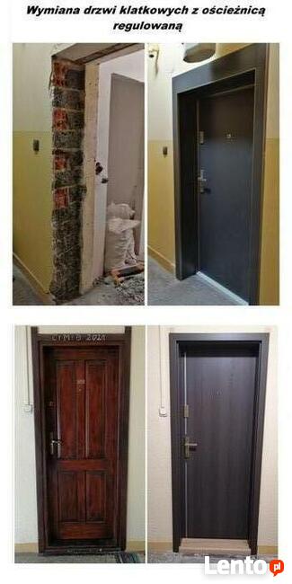 Montaż drzwi-(Montaż nowych drzwi na stare ościeżnice)